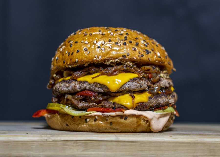 Double beef burger